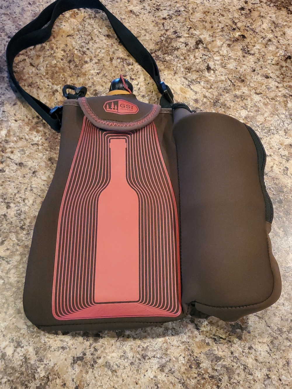 GSI Outdoors Wine Holder With Glasses